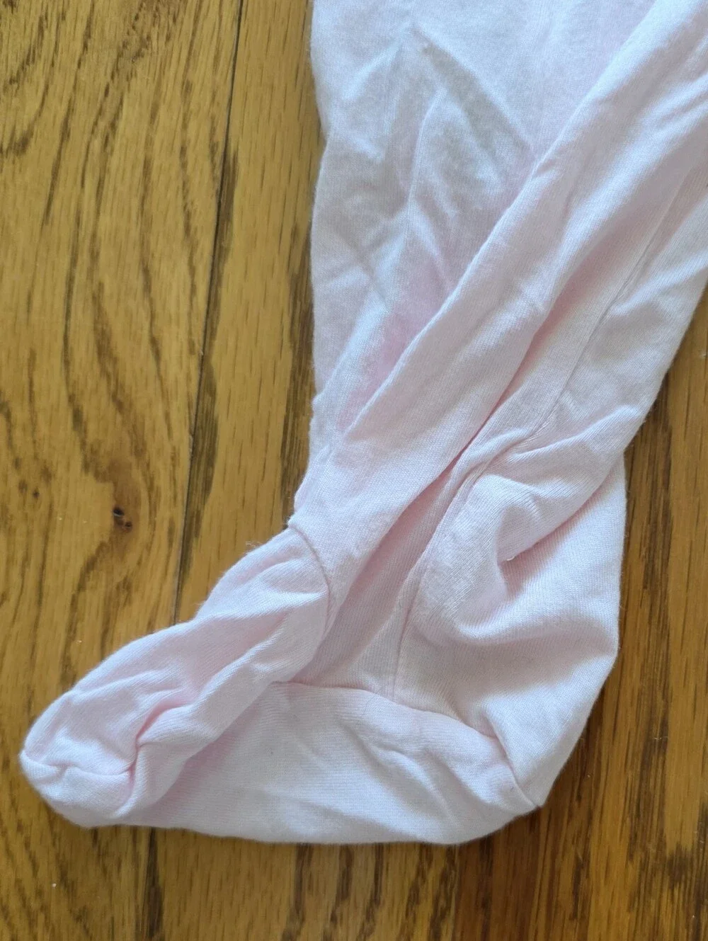 Magnetic Me Baby Pale Pink Ruffle-Front Footed One-Piece